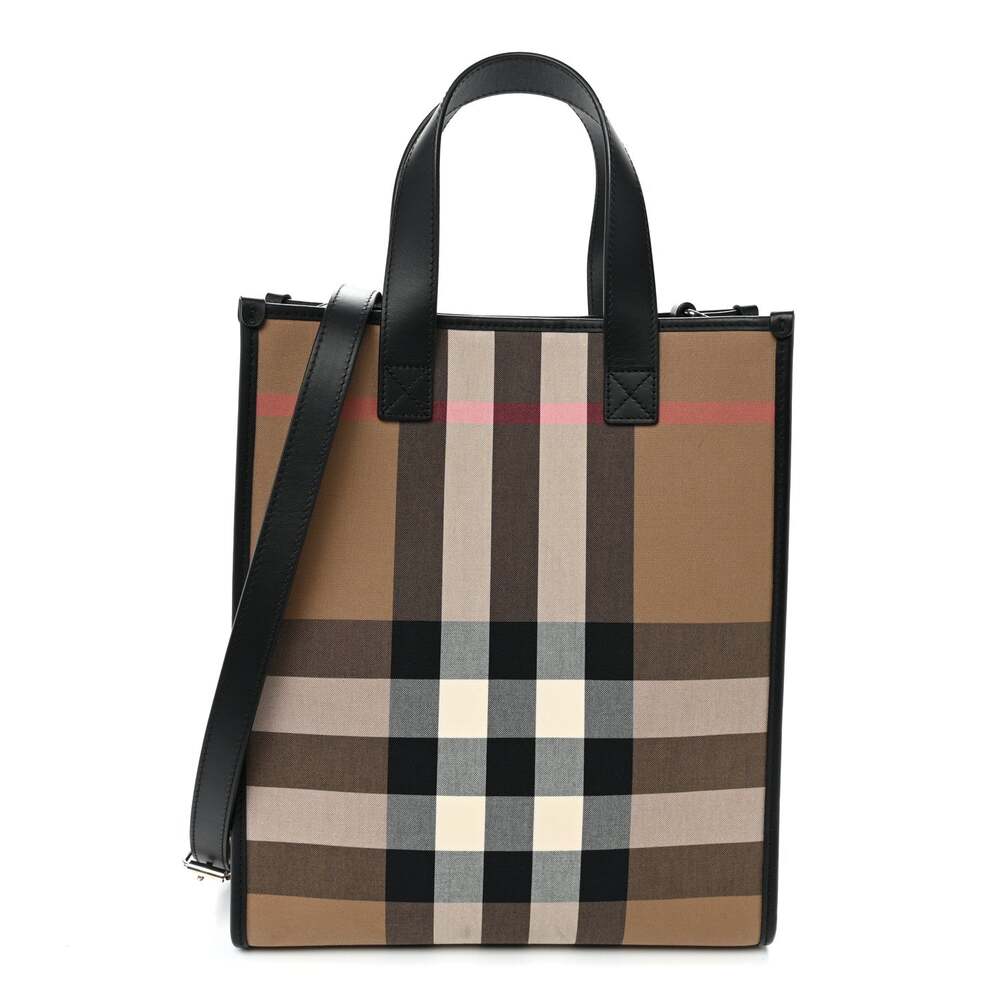 Burberry Calfskin House Check Small N/S #264306B67B